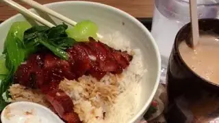 ASMR,DINNER  YUMMY PORK CHARSUI WITH COFFEE  @CAFE DE CORAL HK🙏🙏🙏🙏