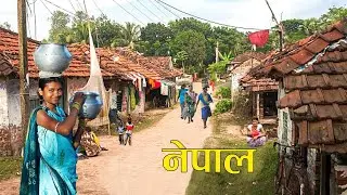 Slow Living In The Nepali Countryside || Rural Village Nepal Life || Everyday Life In Tarai Region
