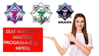 You Must know about Seat matrix In All NIPER || 7 Niper Seats for Master program 2023