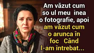 L‑am văzut pe soț ținând o fotografie — apoi l‑am urmărit cum o aruncă în foc. Când l‑am întrebat…