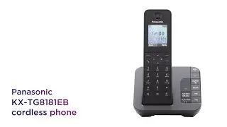Panasonic KX-TG8181EB Cordless Phone with Answering Machine | Product Overview | Currys PC World