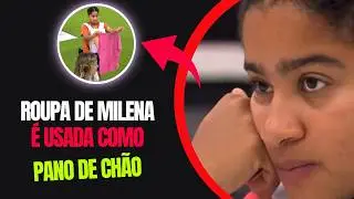 Roupas de Milena s&atilde;o usadas como pano de ch&atilde;o e revolta Ana Paula no BBB 26