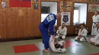 Sensei Kosorotov 8 dan Judo World Champion / Koryu Judo technique in Moscow Kodokan