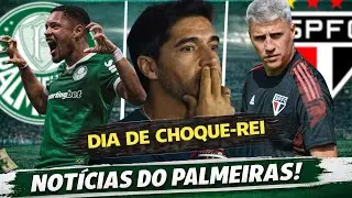 DIA DECISIVO PARA O PALMEIRAS, NOVIDADES DO MERCADO E PREPARAÇÃO PARA O CHOQUE-REI
