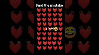 Find The Mistake #hard #impossible #top #shortvideo