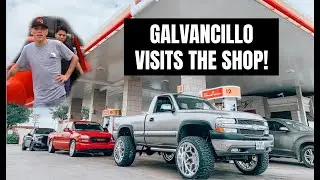 GALVANCILLO VISITS THE SHOP! RACE VLOG!!