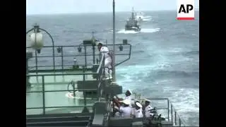 Sri Lanka and India in joint navy exercises