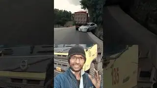 Overloaded Truck vs Car: Ek Choti Galti, Bada Nuksan! 😱 #shorts