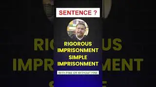 What is Sentence in Criminal Law
