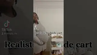 Newborn bedside cart must have 👶🏾👶🏾 #momlife #newborn #pregnancyjourney  #pregnancy