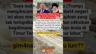 Iran memanas Trump ciut