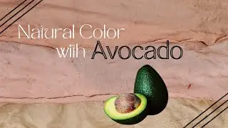 Making Pink Dye With Avocado Scraps