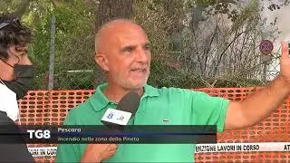 LIVE Incendio a Pescara sud - Carlo Masci