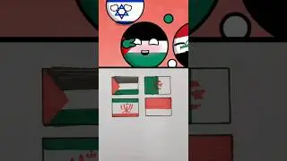 Countries treat Palestine 🇵🇸 #countryballs #shortsfeed #flags #flag#shorts