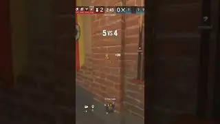 THIS SPAWN PEEK IS FREE KILL #rainbow6siege #r6clips #siegex #ps5 #shorts #gaming