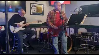 Wagon wheel cover Mickey Berger and Augie Parody at Christiana Pub Open Mic