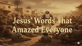 Jesus’ Words That Amazed Everyone | Daily Bible Verse Matthew 7:1-29