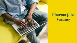 Pharma Job Vacancy10 6 2021