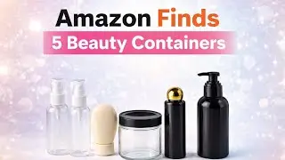 5 контейнеров для косметики с Amazon | Идеально подходят для домашнего использования и хранения ✨