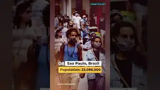 Here we look at the most Populous city in the World. #population #city #populous #top10