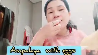 Ampalaya and eggs yummy 😋 