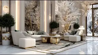 Create a Luxury Holiday Interior with Chic Metallic Accents & Designer Christmas Touches !