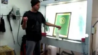 T-Shirt Screen Cleaning | Screen Reclaiming