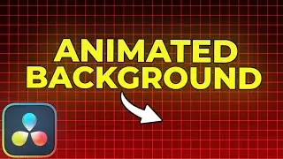 How to MAKE an ANIMATED BACKGROUND In Davinci Resolve 19 Tutorial