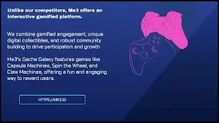 Me3 unique features reasons why I love #Me3 Gamefi platform