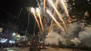 JOCOTEPEC-AMAZING FIREWORKS DISPLAY AT FIESTA SE&Ntilde;OR DEL MONTE - PATRON SAINT OF JOCOTEPEC 