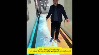 See The Future Of Flooring With The Interactive Projection Floor!