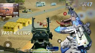 0 AIM SHAKE in LONG RANGE + FAST KILLING | BEST AK47 GUNSMITH CODM BR | CODM BR GAMEPLAY
