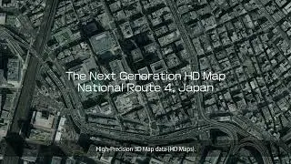 Next Generation HD Map Example surface road data