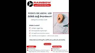 Widex Hearing Aids Demo & Fitting | Natural Hearing | Best Speech & Hearing Clinic in Hyderabad