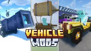 TOP 10 Transportation Mods In Minecraft 2024