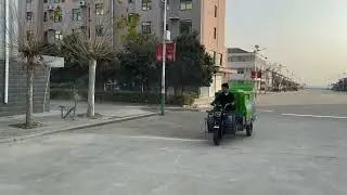 Electric Three-Wheel High Pressure Cleaning Truck