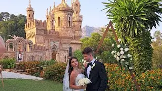 Fairytale castle wedding elopement in Benalm&aacute;dena Spain