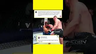 Julius Walker jokingly reacts to Alex Pereira congratulating Dustin Jacoby for knocking him out.