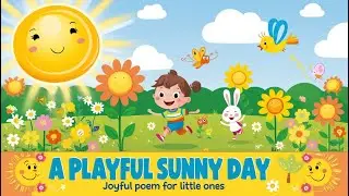 🌞 A Playful Sunny Day | A Joyful Poem to Brighten Your Little One's Day! 🌈✨👶💖 #nurseryrhymes #poems