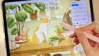 아이패드 드로잉 ASMR | Cozy iPad Drawing, Paperlike Sounds