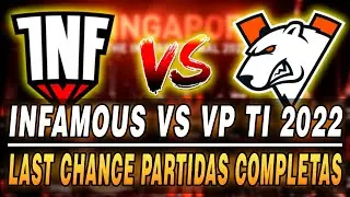 🔥AS&Iacute; FUERON LAS DOS PARTIDAS DE INFAMOUS CONTRA VIRTUS.PRO PELEANDO LOS &Uacute;LTIMOS CUPOS DEL TI 2022🔥