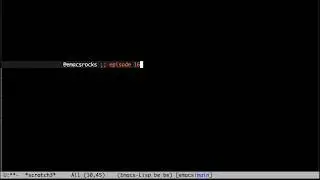 Emacs Rocks! Episode 16: Dired