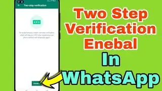 how to enable two step verification privacy in WhatsApp#viral #mobilelegends