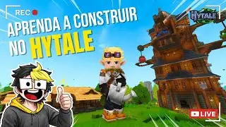 🔴 AO VIVO &ndash; Ensinando a Construir no HYTALE