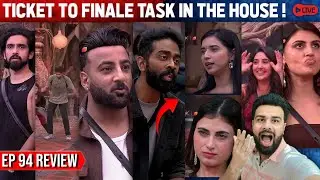 Bigg boss 19 Episode no ~ 94 Review tc to finale Amaal play very very bad today ||