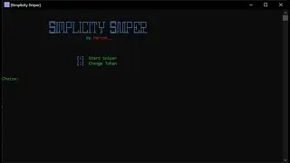 Simplicity Sniper Discord Nitro Sniper