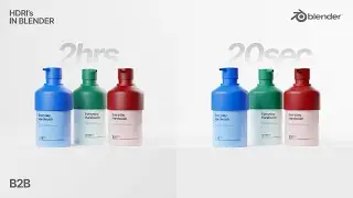 How to Use HDRI for Product Renders in Blender (Beginner Friendly) under 5 min.