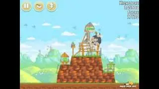 Angry Birds Red's Mighty Feathers 23-3 100% Feather Mighty Eagle Walkthrough