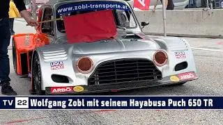 MOTOR TV22: Wolfgang Zobl gewinnt mit seinem Puch 650 TR das Finale des ATMAS Autoslalom 2024