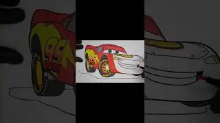 Draw coloring pages #art #coloringpages #drawing #coloringforallages #thesimpsons #mcqueen